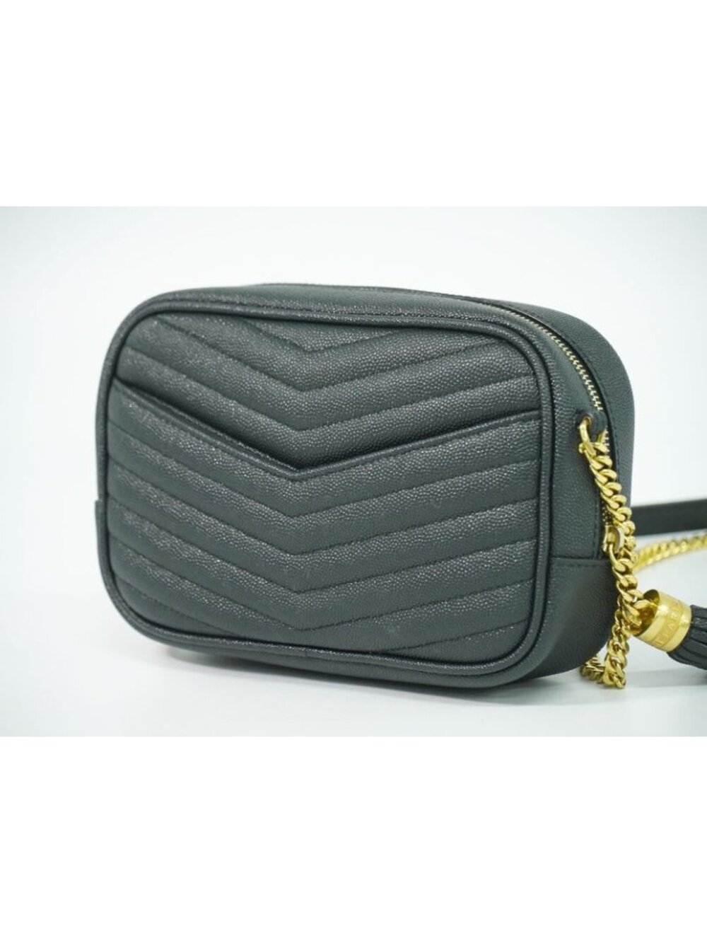 Saint Laurent Lou Tassel Chain Shoulder Bag Pochette - Picture 2 of 9